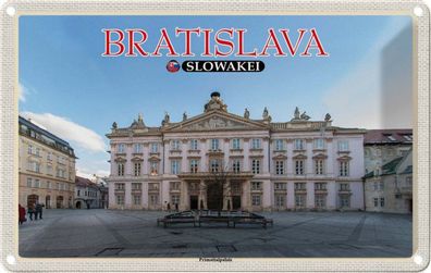 Blechschild 20x30 cm - Bratislava Slowakei Primatialpalais