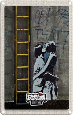 Blechschild 20x30 cm - Berlin Kunst Graffiti Street Art