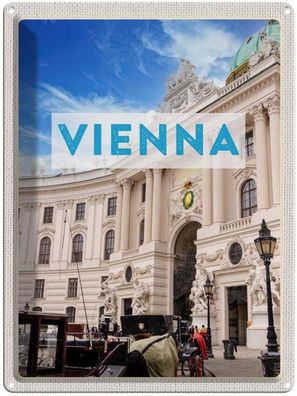 Blechschild 30x40 cm - Wien Österreich Architektur Reise