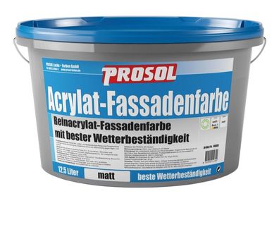 Prosol Acrylat-Fassadenfarbe 12.5l