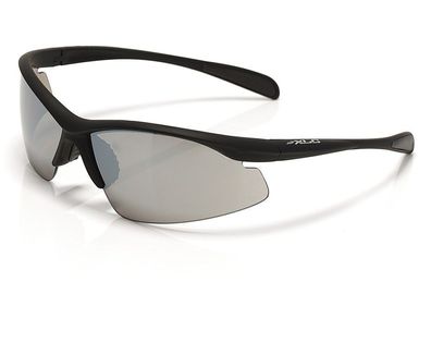 XLC Sonnenbrille Malediven matt schwarz Glas rauch mit 2 Ersatzgläsern