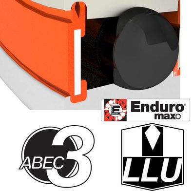 Enduro Bearings 608 LLU ABEC 3 MAX Lager 8x22x7