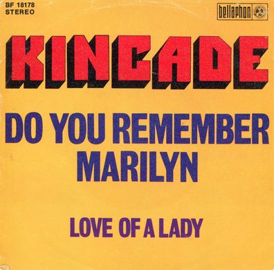7" Cover Kincade - Do You remember Marilyn