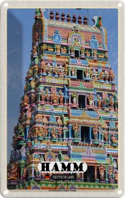 Blechschild 20x30 cm - Hamm Siri-Kamadchi-Ampal-Tempel