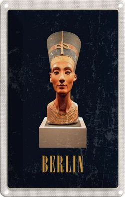 Blechschild 20x30 cm - Berlin DE Museum Nefertiti Bust