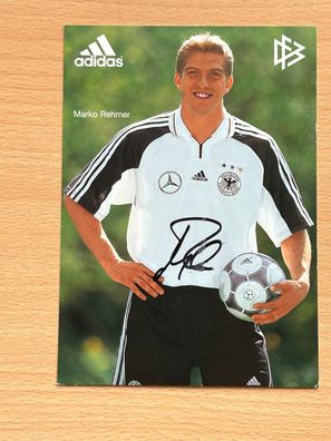 Marko Rehmer DFB Nationalmannschaft Autogrammkarte original signiert #S10453