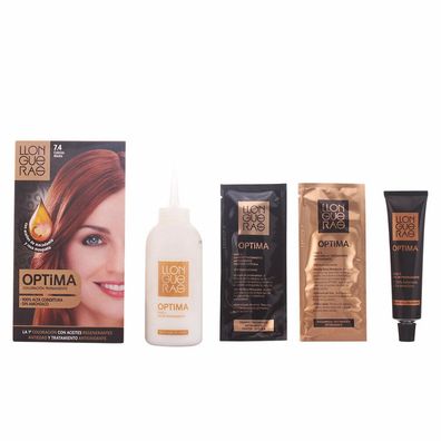 Llongueras Optima Permanent Hair Colour Ammonia Free 7.4 Medium Copper
