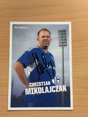 Christian Mikolajczak FC Schalke 04 Autogrammkarte original signiert #S10629