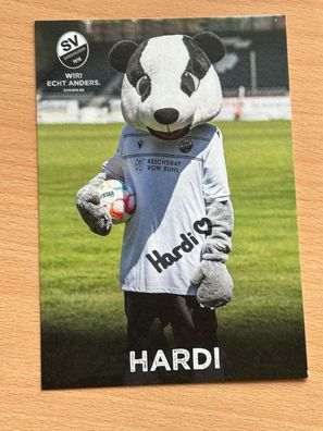 Hardi Maskottchen SV Sandhausen Autogrammkarte original signiert #S10651