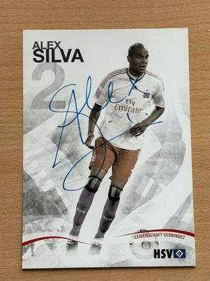Alex Silva HSV Hamburger SV Autogrammkarte original signiert #S10749