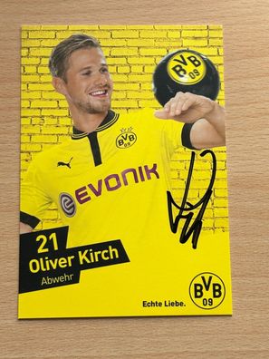 Oliver Kirch BVB Borussia Dortmund Autogrammkarte original signiert #S10627