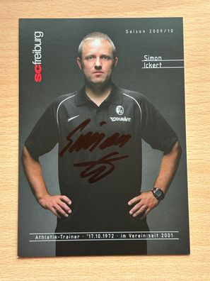 Simon Ickert SC Freiburg Autogrammkarte original signiert #S10674