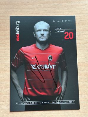 Ivica Banovic SC Freiburg Autogrammkarte original signiert #S10619