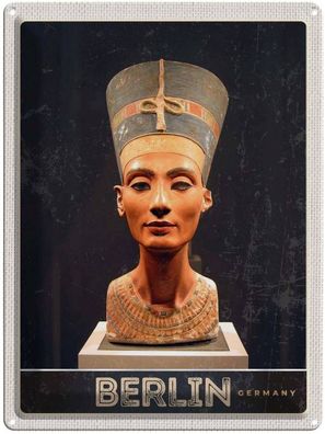 Blechschild 30x40 cm - Berlin Deutschland Museum Pharao