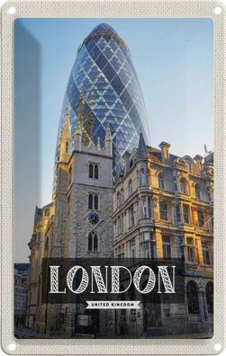 Blechschild 20x30 cm - London United Kingdom Architektur