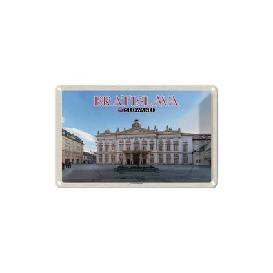 Blechschild 18x12 cm - Bratislava Slowakei Primatialpalais