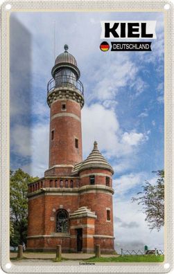 Blechschild 20x30 cm - Kiel Leuchtturm Architektur