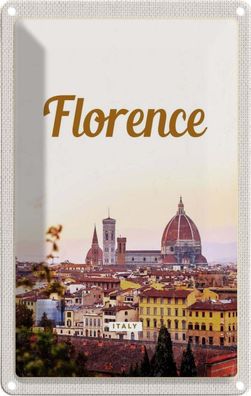 Blechschild 20x30 cm - Florence Italy Italien Toscana