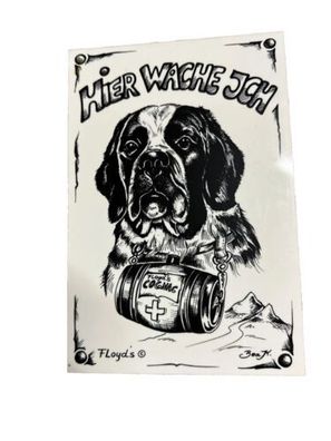 Schild Hinweisschild Berner Sennenhund. Floyds" Kunststoff Schild NEU