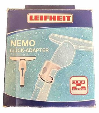 Leifheit 51039 Click Adapter für Fenstersauger und Badsauger Nemo Adapter 51039