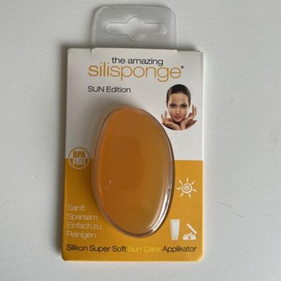 Amazing Silisponge Sun Edition Silikon Super Soft Sun Care Applikator Neu & OVP