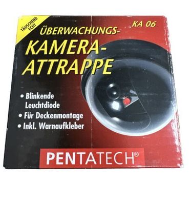 Pentatech KA06 Kuppel-Kamera-Attrappe für Innen Neu Ovp