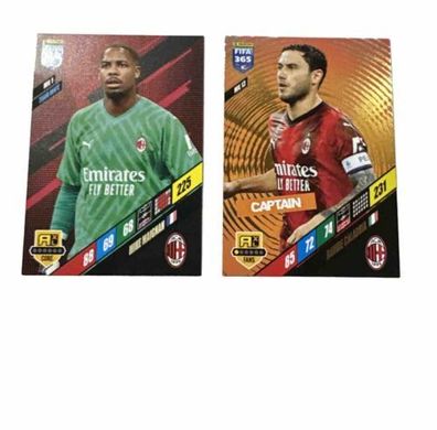 panini fifa 365 adrenalyn xl 2024 AC Milan Set