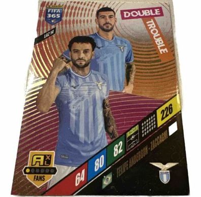 Panini FIFA 365 Adrenalyn 2024 Karte Nr. LAZ 14 Felipe Anderon / Zaccagni