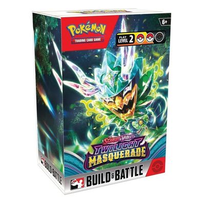 Pokémon Maskerade im Zwielicht Build&Battle-Box inkl. 4 Booster NEU OVP Englisch
