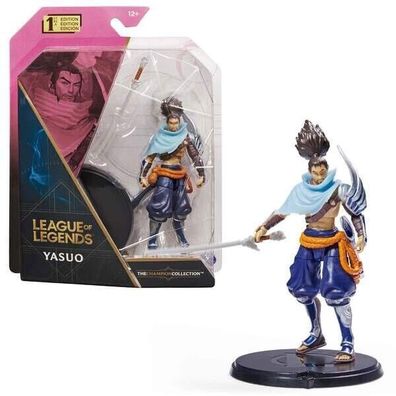 Spin Master League of Legends - 10cm Yasuo Actionfigur mit Schwert, NEU & OVP