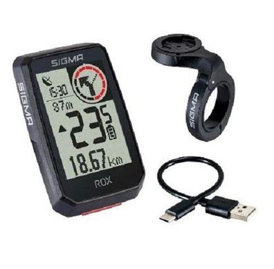 Sigma Rox 2.0 Top Mount Set Fahrradcomputer GPS ohne Kabel Halterung mit Butler