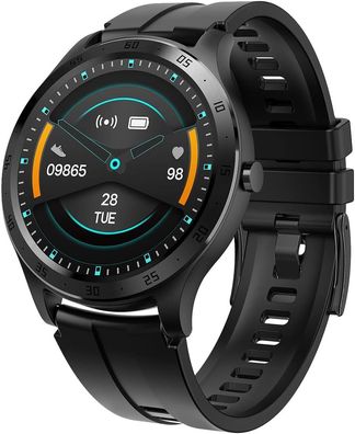 Xqisit Premium Active Watch Pro Fitnesstracker Smartwatch schwarz