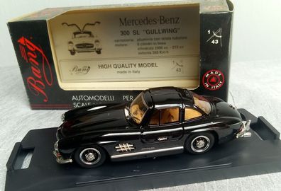 Mercedes Benz 300SL, Flügeltür, Gullwing, 1955, schwarz, Bang Model