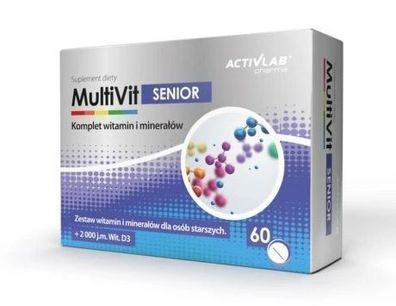 MultiVit Senior, 60 Tabletten - Vitalitätskapseln