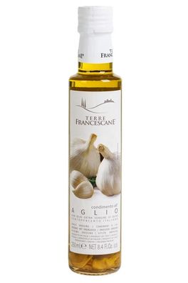 Knoblauch-Öl Extra Natives Olivenöl mit Knoblauch TERRE Francescane 250ml