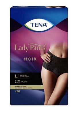 Tena Lady Pants Noir L 30 Stk. - Schwarz
