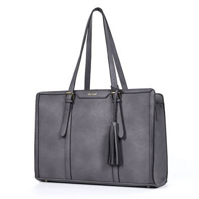 TAN. TOMI Handtasche Große Business Handtasche Damen Leder Schultertasche Arbeit