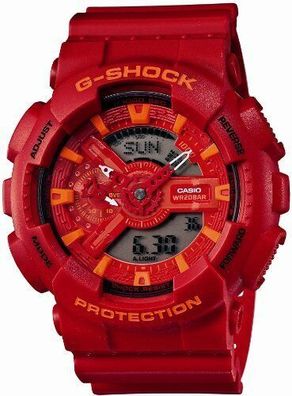 Casio G-Shock GA-110HC Rot Armbanduhr Neu & OVP