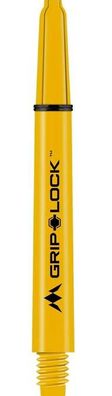 Mission GripLock Dart Shafts Yellow Medium 48mm