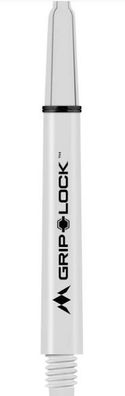 Mission GripLock Dart Shafts White Medium 48mm