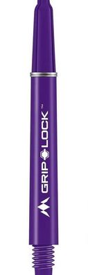 Mission GripLock Dart Shafts Purple Medium 48mm