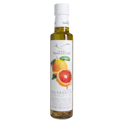 Orangen-Öl Extra Natives Olivenöl mit Orangenschalen TERRE Francescane 250ml