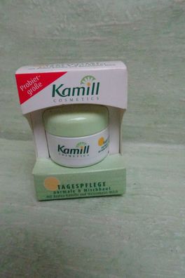 ALT Vintage Kamill Cosmetics Tagespflege Mischhaut Probiergröße Burnus 5ml OVP