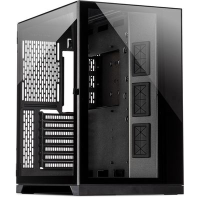 Inter-Tech C-702 Diorama, Tower, PC, Schwarz, ATX, ITX, micro ATX, 16 cm, 32,5 cm