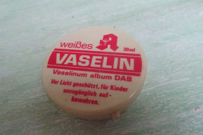 ALT Vaselin 30ml album DAB Apotheke ALT Vintage weißes alte Dose fast voll