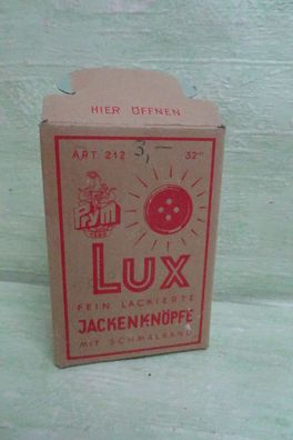 ALT Vintage Lux fein lackierte Jackenknöpfe mit Schmalrand 32``` Metall OVP