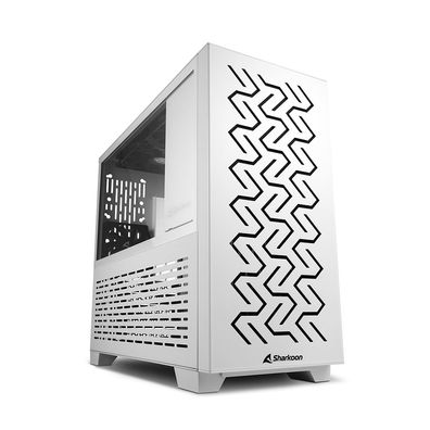 Sharkoon MS-Z1000, Micro Tower, PC, Weiß, micro ATX, Mini-ITX, Gaming, 13,5 cm