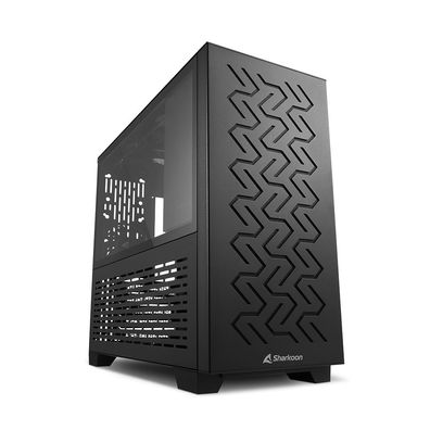 Sharkoon MS-Z1000, Micro Tower, PC, Schwarz, micro ATX, Mini-ITX, Gaming, 13,5 cm