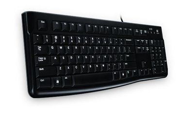 Logitech Keyboard K120 for Business, Kabelgebunden, USB, QWERTZ, Schwarz