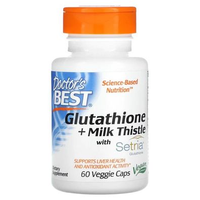 Glutathione + Milk Thistle - 60 vcaps